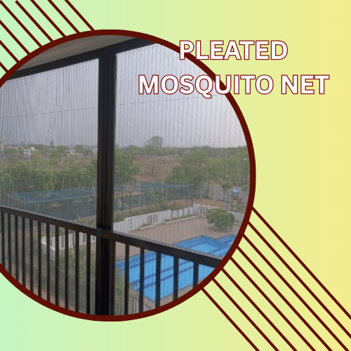 Pleated Mosquito Net For Balcony