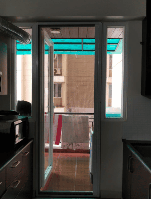 mosquito pleated sliding mesh door